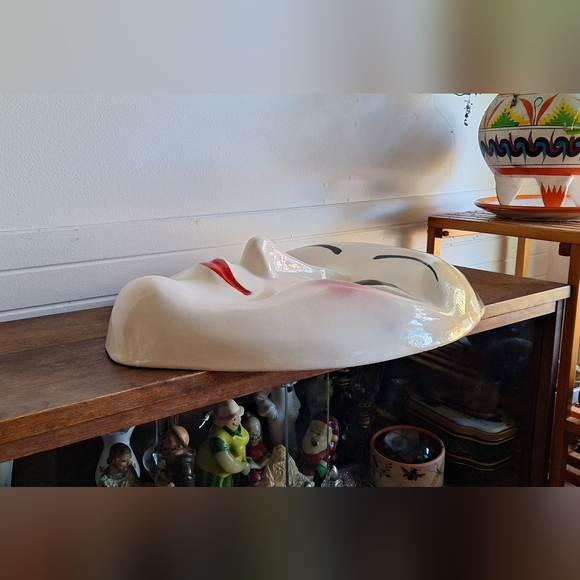 Rare giant Pierrot face to hang on the wall - Picture 8 of 11